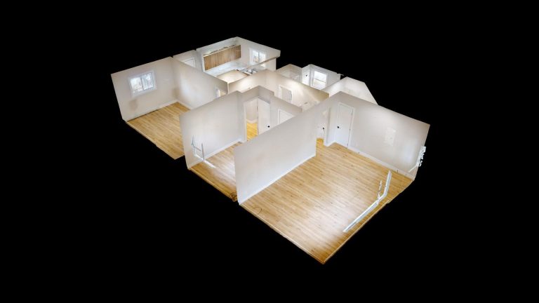2100 Poplar Street Dollhouse View