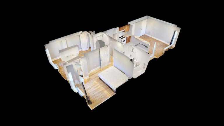 6056 South Street Apartment 1 Dollhouse View