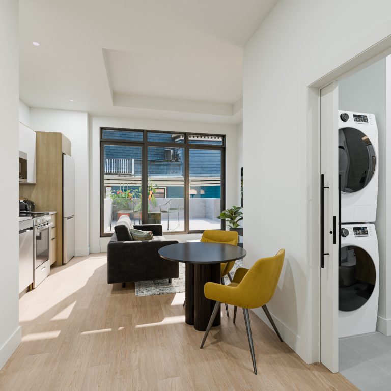  0008 Unit A11 Living Room